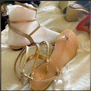 Sz7.5 Lily Pulitzer Gladiator Sandal